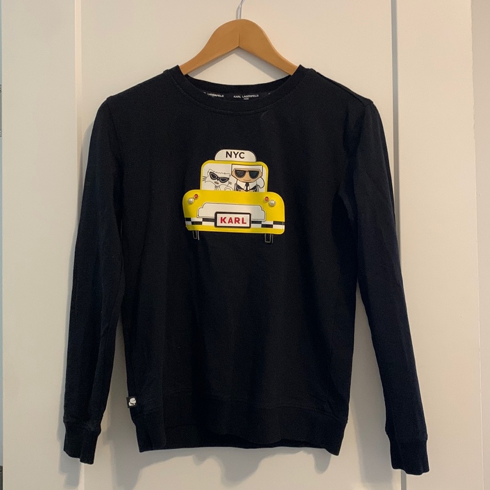 Karl Lagerfeld black sweater